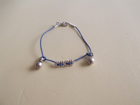 B-PCA 06 : Pulsera de cordón de algodón y colgantes varios modelos