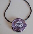 B- COL 04: Colgante redondo violeta