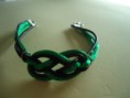 B-MAR  02 : pulsera con nudo marinero bicolor en varios colores